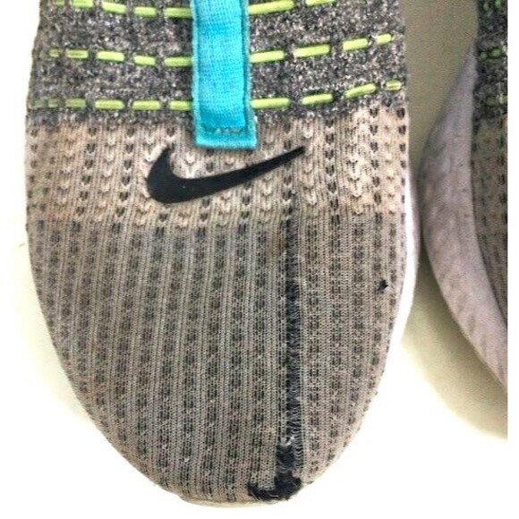 Nike React Phantom Run Flyknit 2-Men Sz 9.5-Crater Gray Running Shoes-CZ7865-100 - Picture 5 of 10